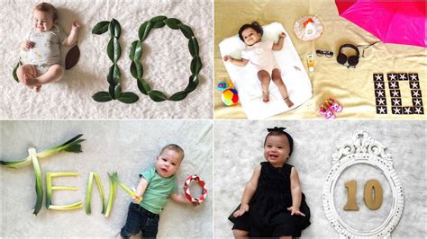 10 months photoshoot ideas|monthly baby photo ideas.